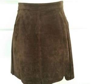Zara suede mini skirt
